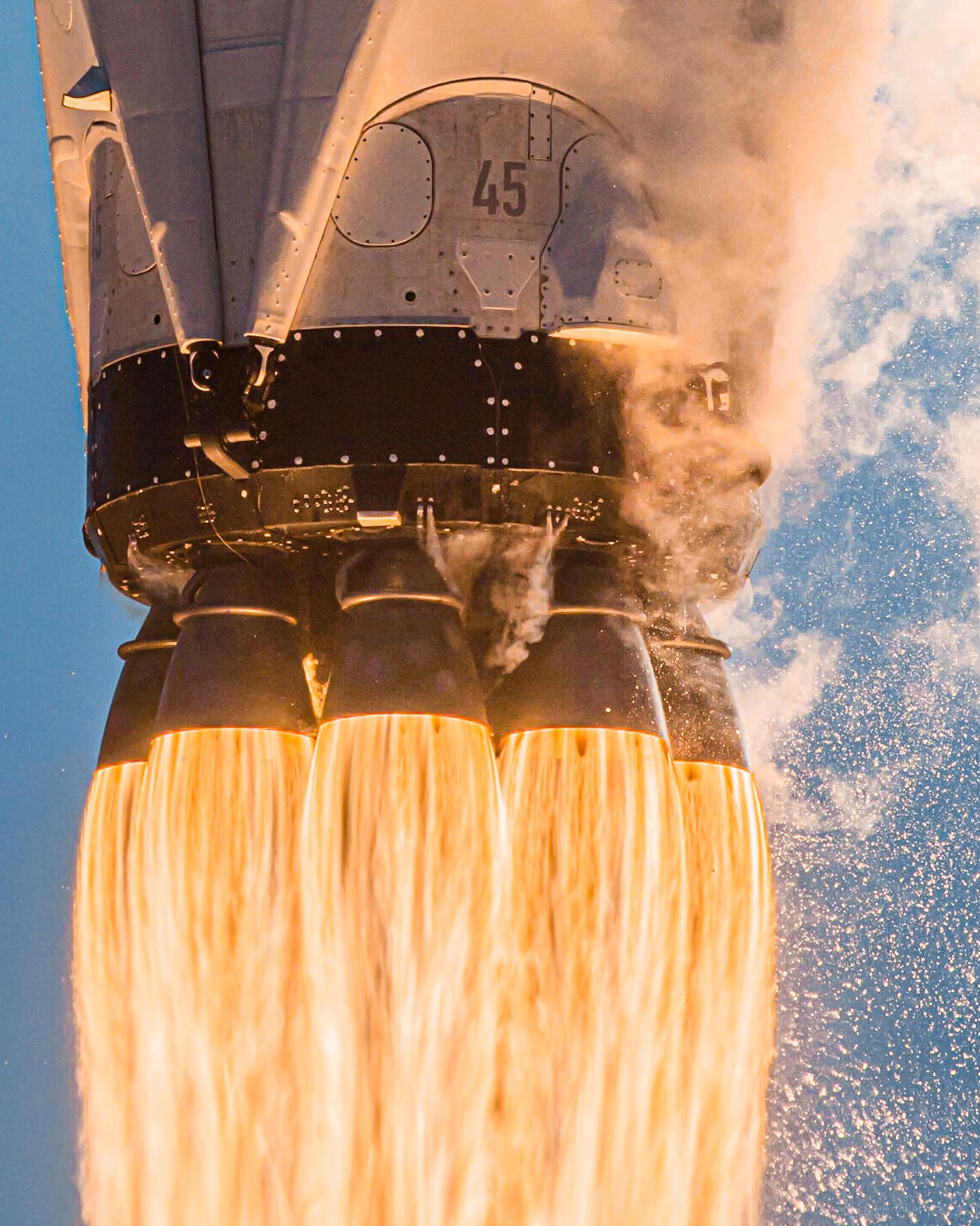 Falcon 9 closeup