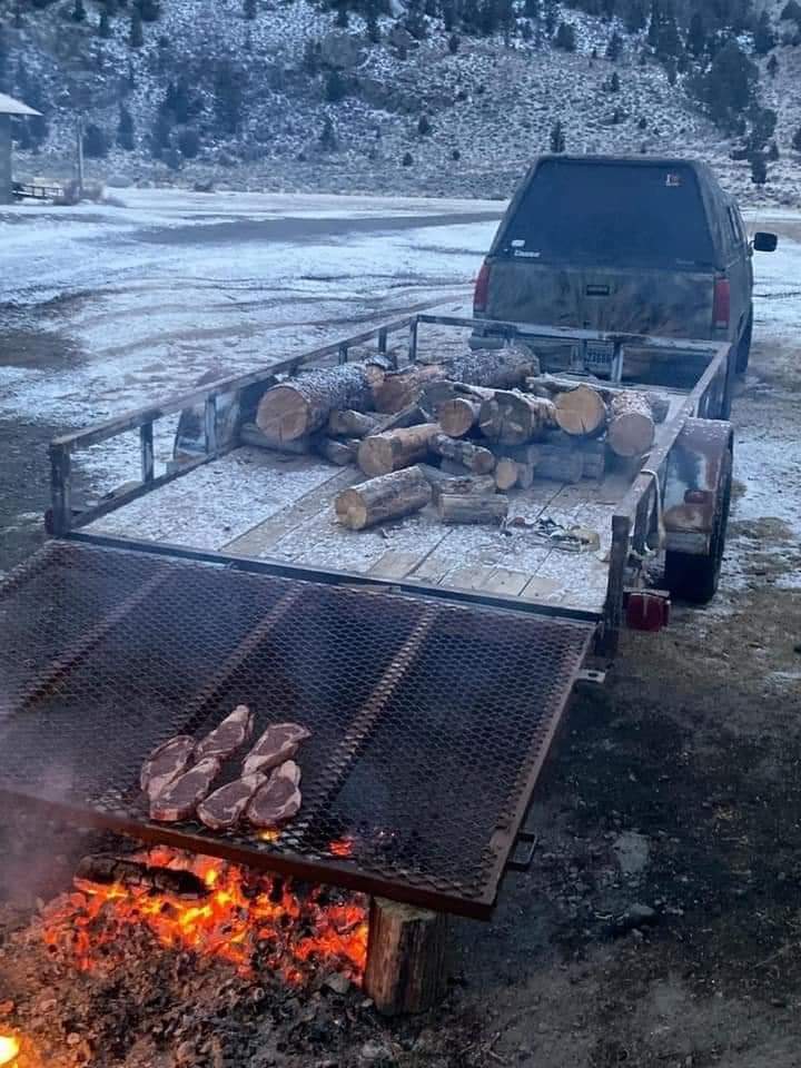 Redneck barbecue grill.