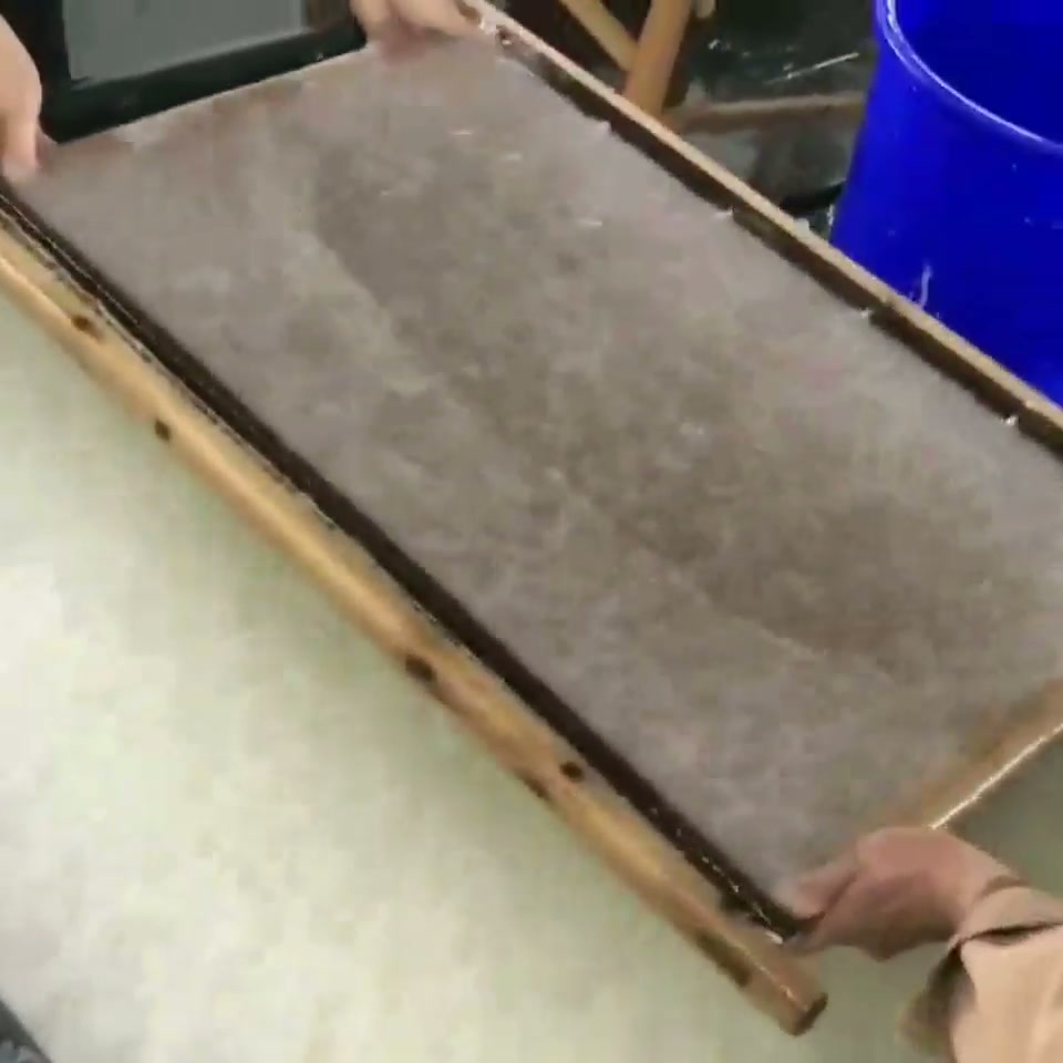 Traditional way of making papers