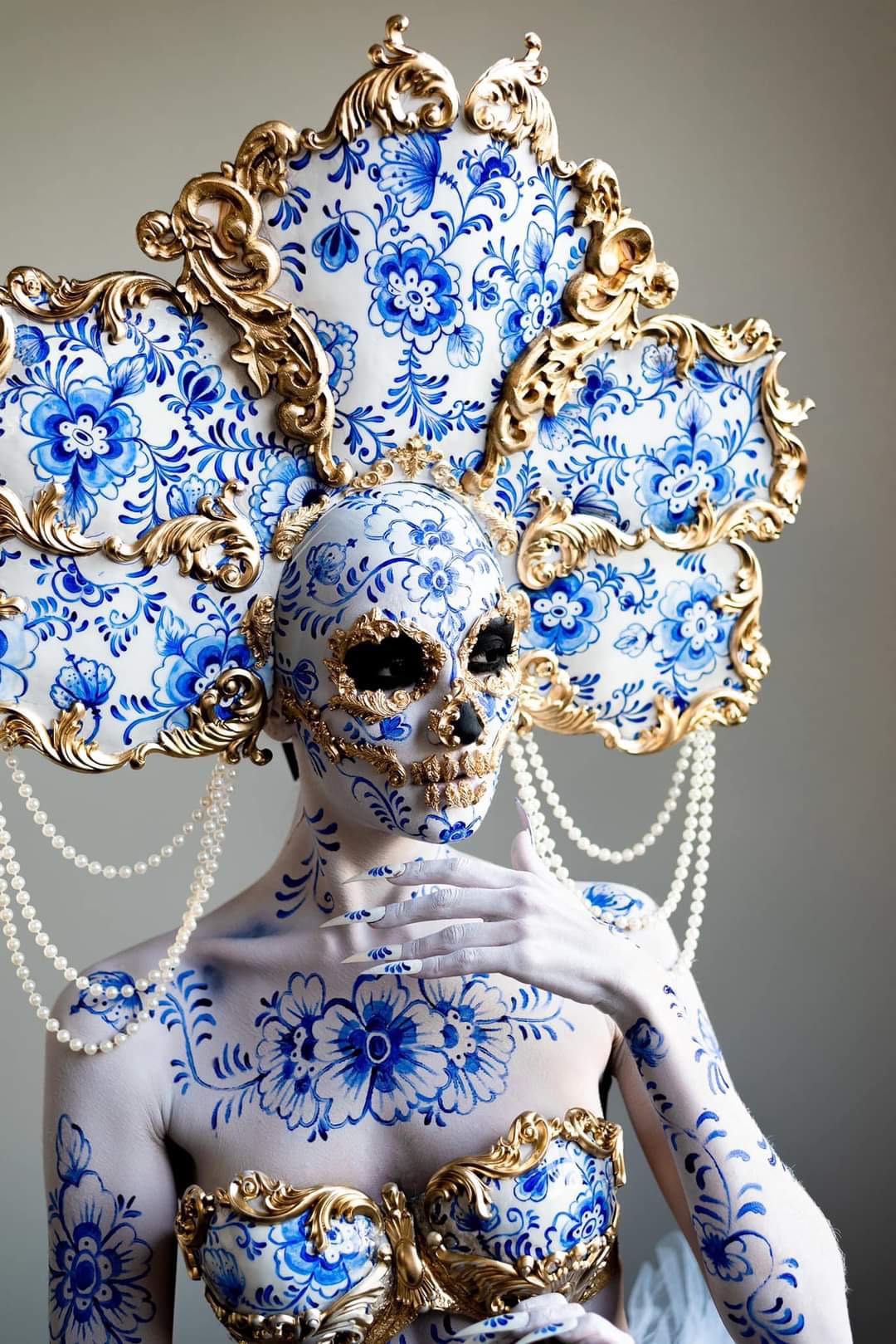 Skull Makeup, Julio Silveira, makup, 2020