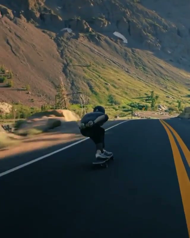 Cruising through the Sierra mountains in California