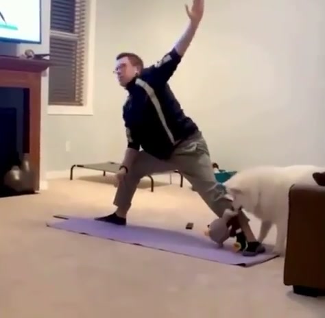 Working the booty.
