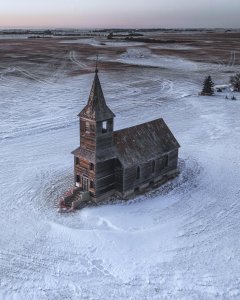 Abandoned church in Saskatchewan, Canada @garycphoto