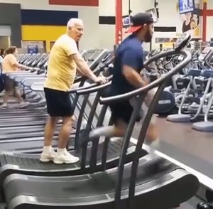 The old guys face though...