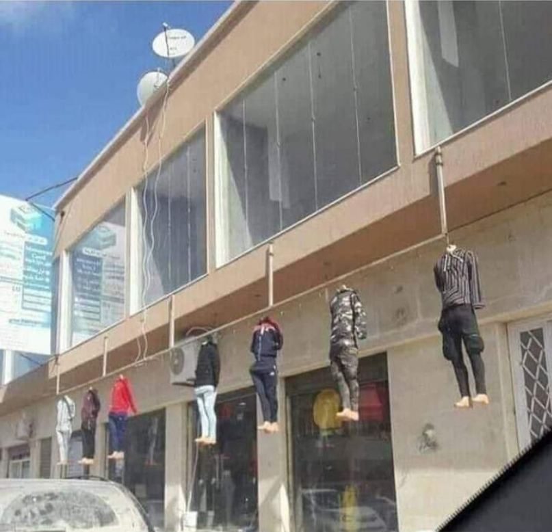 Put up the mannequins boss