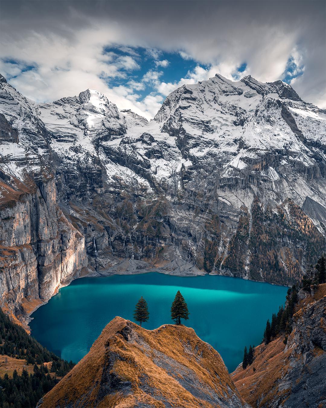 Jewel in the Mountains of Switzerland [OC][1080x1350] IG @holysh0t