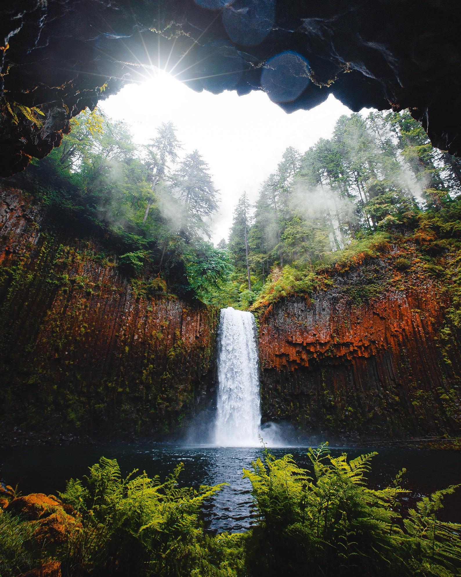 Abiqua Falls, Oregon (OC) 1589x1987