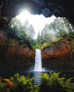 Abiqua Falls, Oregon (OC) 1589x1987
