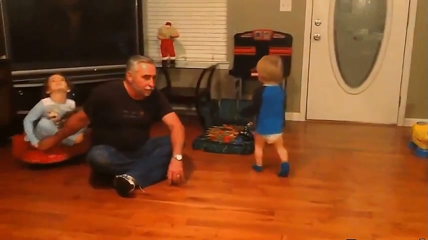 Grandpa was a great curler, but a terrible babysitter.