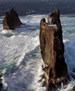 This lonely lighthouse in Iceland is a perfect place for surviving any possible Zombie apocalypse