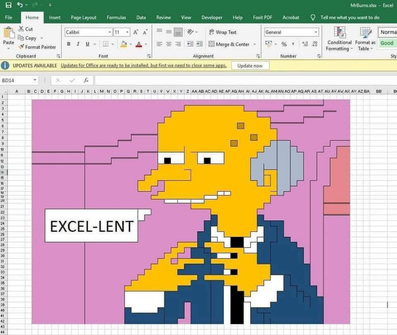 Excel-lent